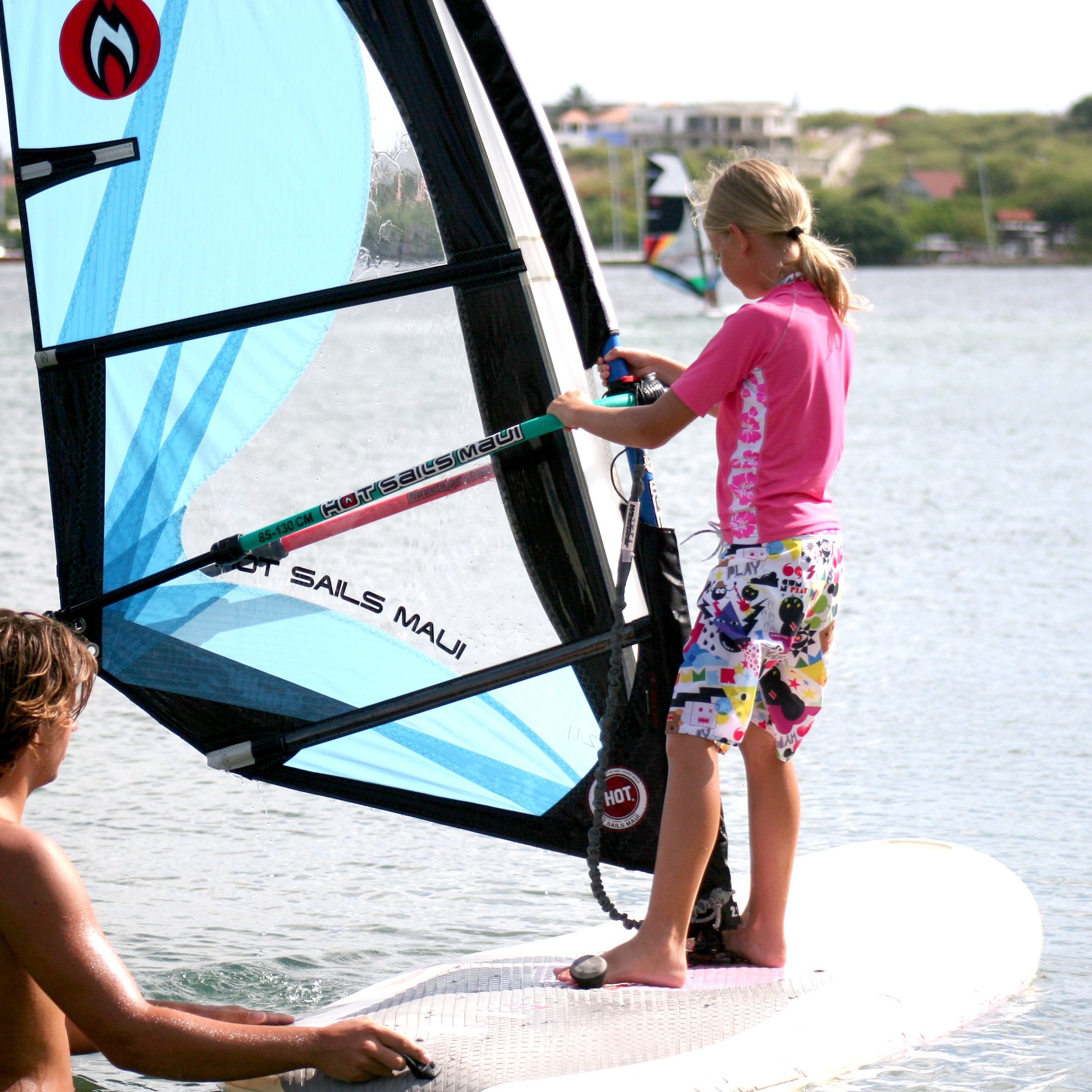 Windsurfing Curacao kids